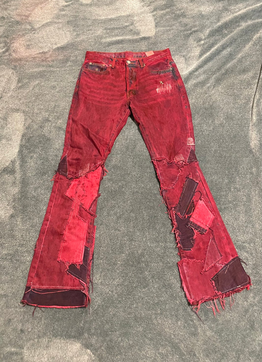 (1 of 1) RED #6 flares woke denim jeans